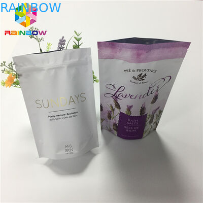 Matte Aluminum Foil Laminated Stand Up Zipper Pouch Bags For Dry Food Package