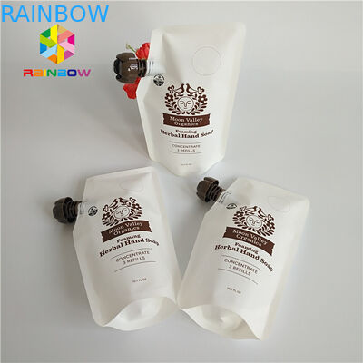 5oz/7oz Plastic Spout Pouch Packaging Transparent Energy Drink Bag Recyclable