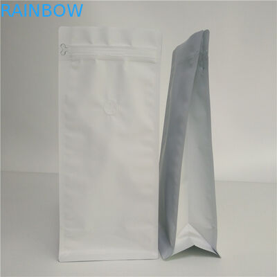 Multi Color Printing Tea Bags Packaging Roasted Coffee Beans Bag With Pocket Zip