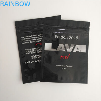 Sugar Cane Bean Foil Pouch Packaging Hair Ties Sachet Little Tiny Pin Bag CMYK Printing