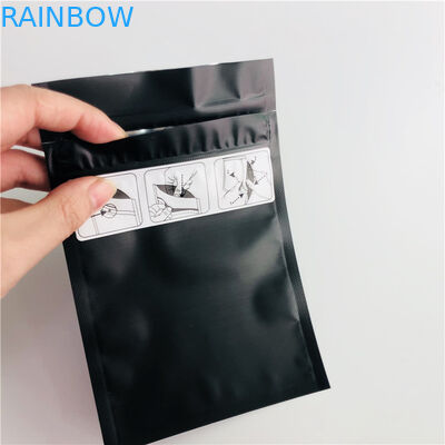 Child Proof Reusable k Bags , Mylar Stand Up Pouch Gravure Printing