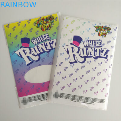 Customized Labels Printable Shrink Wrap  White Runtz Mylar Paper Stickers Gravure Printing