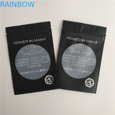 Glossy Heat Seal Packaging Bags Custom Logo Zip Lock Bag Earrings Bracelet Pouches