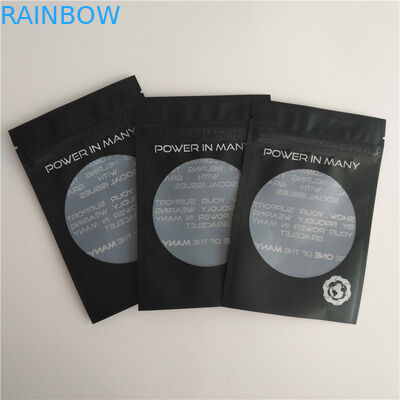 Glossy Heat Seal Packaging Bags Custom Logo Zip Lock Bag Earrings Bracelet Pouches