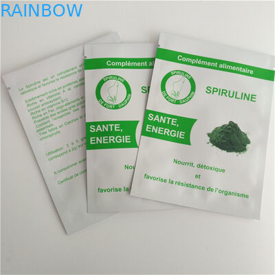 Aluminum Foil Food Grade Stand Up Pouches Three Side Seal Eco Coffee Powder Bag