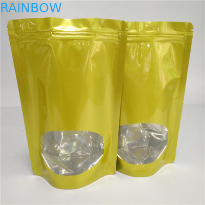 Heat Sealed Dry Food Bags Custom Snack Packaging Aluminum Foil For Tea / Coffee Bean