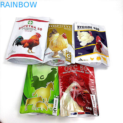 Moisture Proof Plastic Pouches Packaging Food Plastic Bag Zipper Top Customized Color