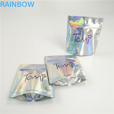 Gravure Printing Foil Pouch Packaging Holographic Laser Bag Biodegradable For Shopping