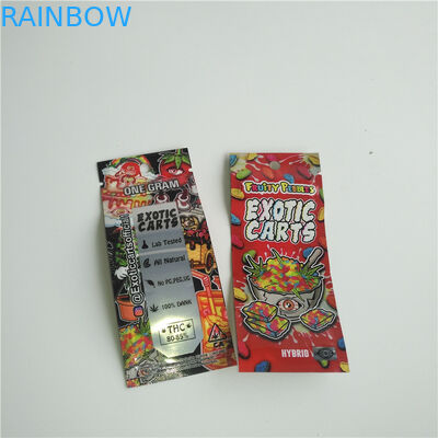 CBD Vape Cartridges Resealable Stand Up Pouches Zipper Mylar Bag For Vape Tank