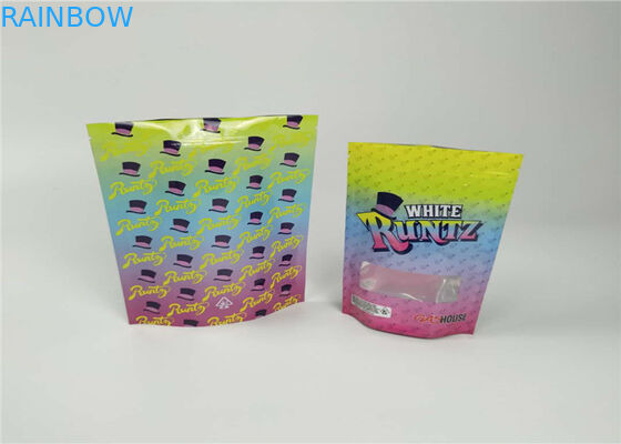 Runtz Plastic Pouches Packaging Jungle Boy Smell Proof Cookies Weed Bag Zip Lock