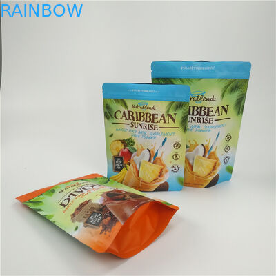 Gravure Printing Stand Up k Bags , Milk Powder Aluminium Foil Pouch With Zipper
