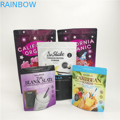 Custom Printed Snack Food Packaging Bags Aluminum Foil Milk Powder Pack With Zipper