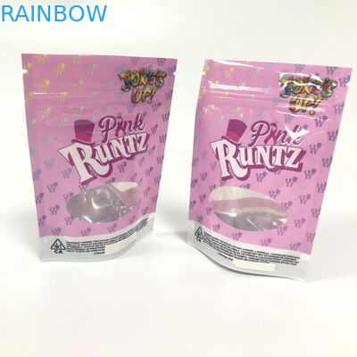 Aluminum Foil Herbal Incense Packaging k Mylar Foil Runtz Bag With k