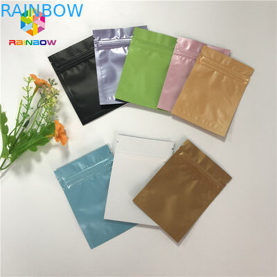 Heat Seal Stand Up Pouch Packaging Custom Printed Aluminum Foil Vacuum Packing Bags