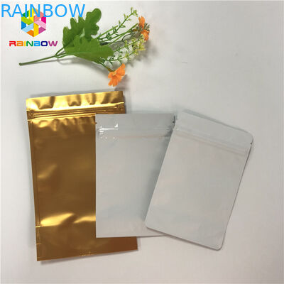 Heat Seal Stand Up Pouch Packaging Custom Printed Aluminum Foil Vacuum Packing Bags