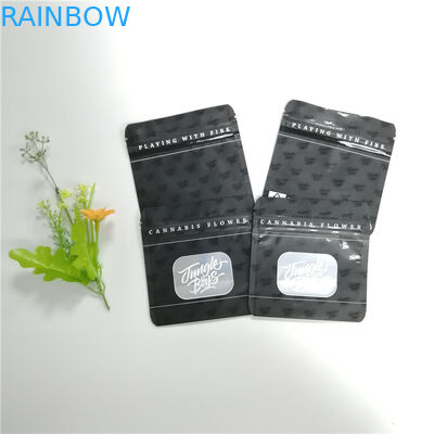 Clear Window Plastic Zipper Bags Standup Pouch Foil Laminated Digital Printing