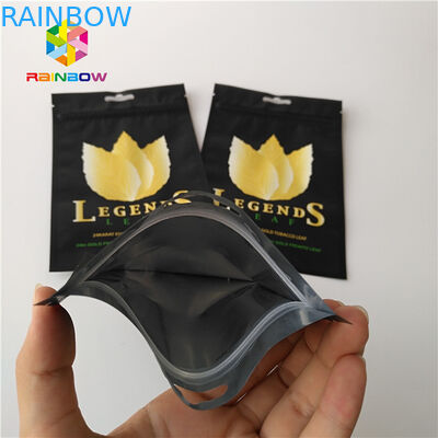Aluminum Foil Plastic Pouches Packaging Moisture Proof For CBD Oil Gummies Weeds