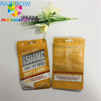 Snack Nuts Plastic Pouches Packaging Customzied Printing Clear Window With Resealable Zipper