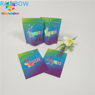Cookie Foil Pouch Packaging Custom Printed Plastic Zip Lock Bags Child Proof
