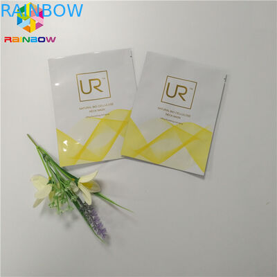 Moisture Proof Cosmetic Packaging Bag Plastic Aluminum Foil Glossy Printing Surface