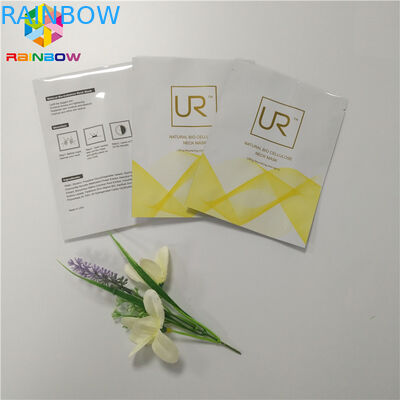 Moisture Proof Cosmetic Packaging Bag Plastic Aluminum Foil Glossy Printing Surface