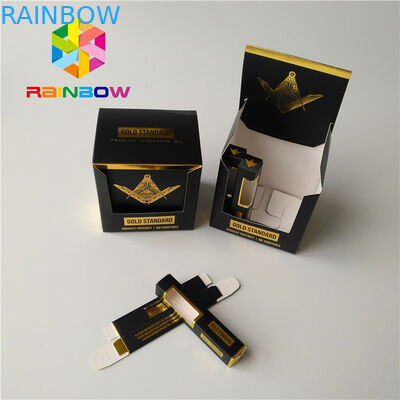 Custom Size Vape Cartridge Packaging Boxes Cbd Atomizer Kit Matte Surface Finish