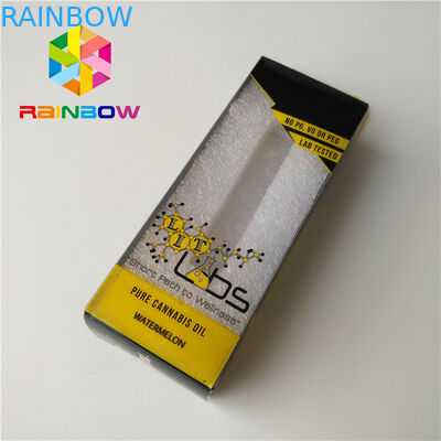 CBD Essential Oil Bottle Packaging Box Low Moq Custom Printing 1oz 2 Oz Recycled Card Paper