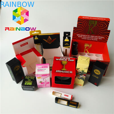 Matte Surface Finish Herbal Incense Packaging Boxes Cigar Tobacco Coated Paper Box