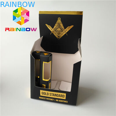 Matte Surface Finish Herbal Incense Packaging Boxes Cigar Tobacco Coated Paper Box