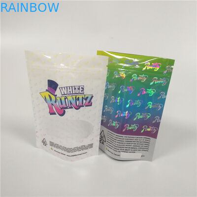 Child Proof Aluminium Foil Pouch Packaging Stand Up Bag For Marijuana Gummy Candy