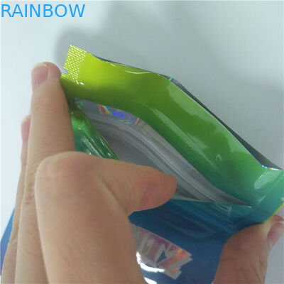 Child Proof Aluminium Foil Pouch Packaging Stand Up Bag For Marijuana Gummy Candy