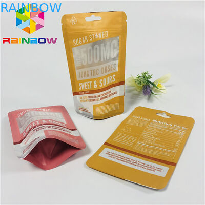 Food Grade Plastic Pouches Packaging Laminated Stand Up Zipper Pouch Customized Logo