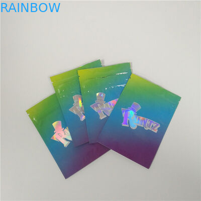 3.5 Grams Stand Up Mylar k Aluminum Foil Stand Up Pouch Rotogravure Printing