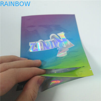 3.5 Grams Stand Up Mylar k Aluminum Foil Stand Up Pouch Rotogravure Printing