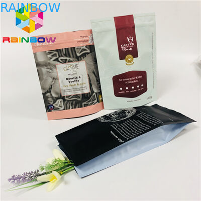 Aluminum Foil Tea Packaging Pouch Stand Up Bags Child Proof Customized Printed