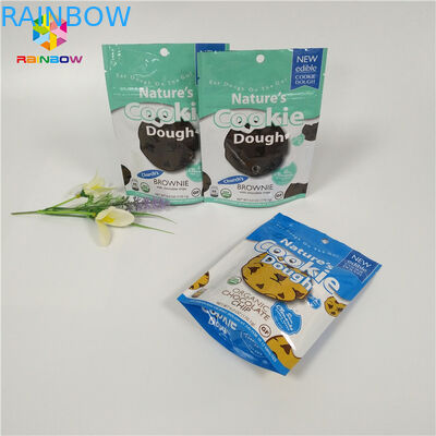 Doypack Resealable k Standing Up Aluminum Foil Bags Cookies Packaging
