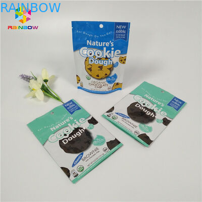 Colorful Small Mylar Aluminum Foil Food Packing Bags Zip Lock For Biscuit / Dry Fruit