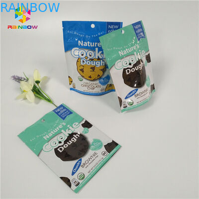 Colorful Small Mylar Aluminum Foil Food Packing Bags Zip Lock For Biscuit / Dry Fruit