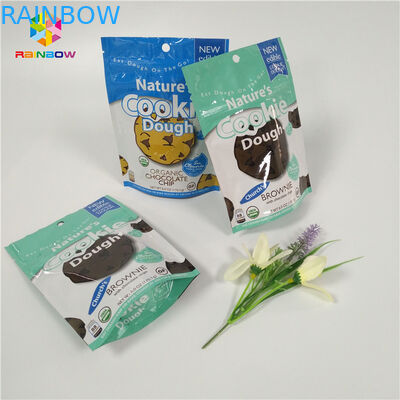 Colorful Small Mylar Aluminum Foil Food Packing Bags Zip Lock For Biscuit / Dry Fruit