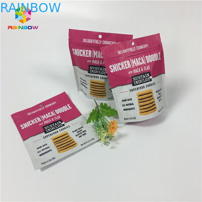 Tea / Powder / Coffee Stand Up Zipper Pouch Bags Smell Proof Poly Matte Doypack