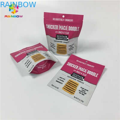 Tea / Powder / Coffee Stand Up Zipper Pouch Bags Smell Proof Poly Matte Doypack