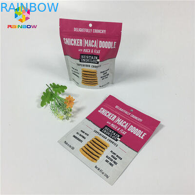 Tea / Powder / Coffee Stand Up Zipper Pouch Bags Smell Proof Poly Matte Doypack