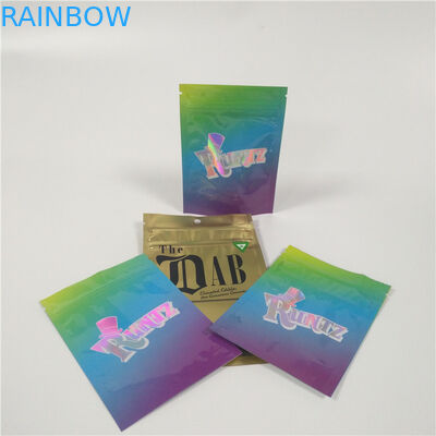 3.5 Grams Plastic Pouches Packaging Stand Up Mylar k Weed Runtz Hemp Bags