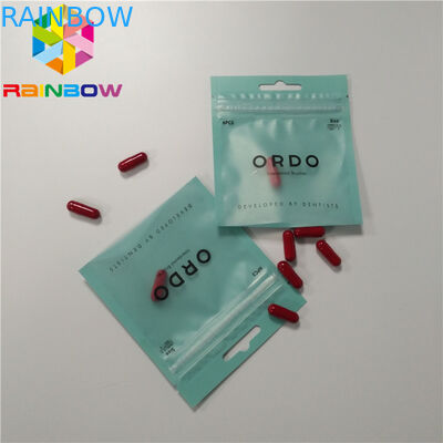 3 Side Seal Sealed Pill Foil Pouch Packaging Aluminum Foil k Custom Printing