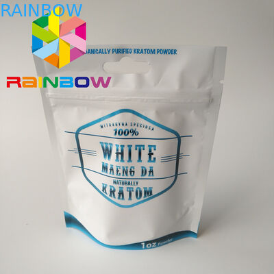 Custom Printed Foil Bag Packaging , Stand Up Zip Lock Pouch For Pharmaceutical Kraton