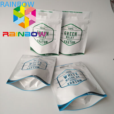 Custom Printed Foil Bag Packaging , Stand Up Zip Lock Pouch For Pharmaceutical Kraton