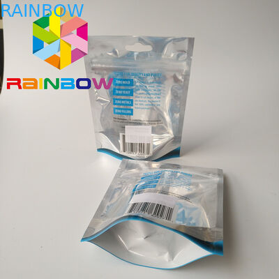 Custom Printed Foil Bag Packaging , Stand Up Zip Lock Pouch For Pharmaceutical Kraton