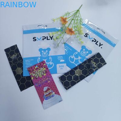 Child Resistant Herbal Incense Packaging Cbd Bags Foil Gravnre Printing For Capsule