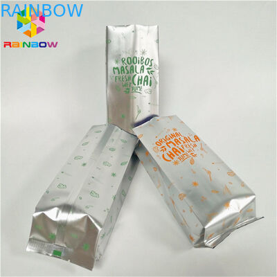 Waterproof Foil Pouch Packaging Stand Up Coffee Bag Gravnre Printing With Vent