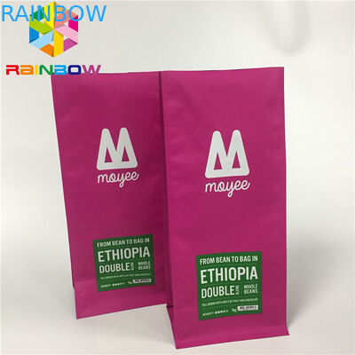 Waterproof Foil Pouch Packaging Stand Up Coffee Bag Gravnre Printing With Vent